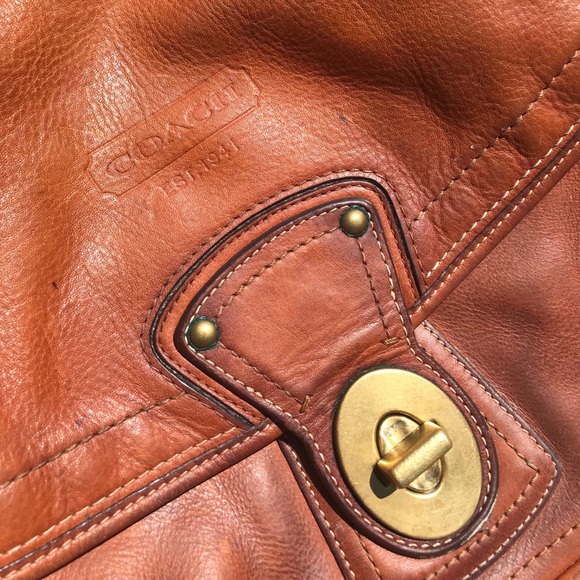 Coach Whitney Leather Satchel Purse Bag Authentic - Picture 2 of 9